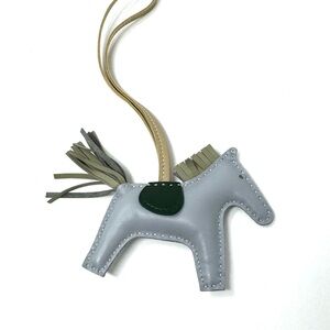 Hermes rare Rodeo leather bag charm